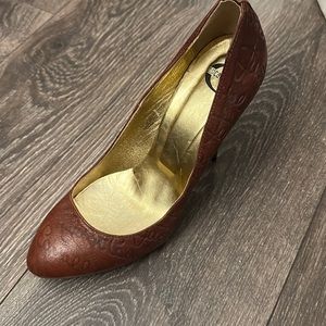 Just cavali leather heels size 8 US , 39 EUR